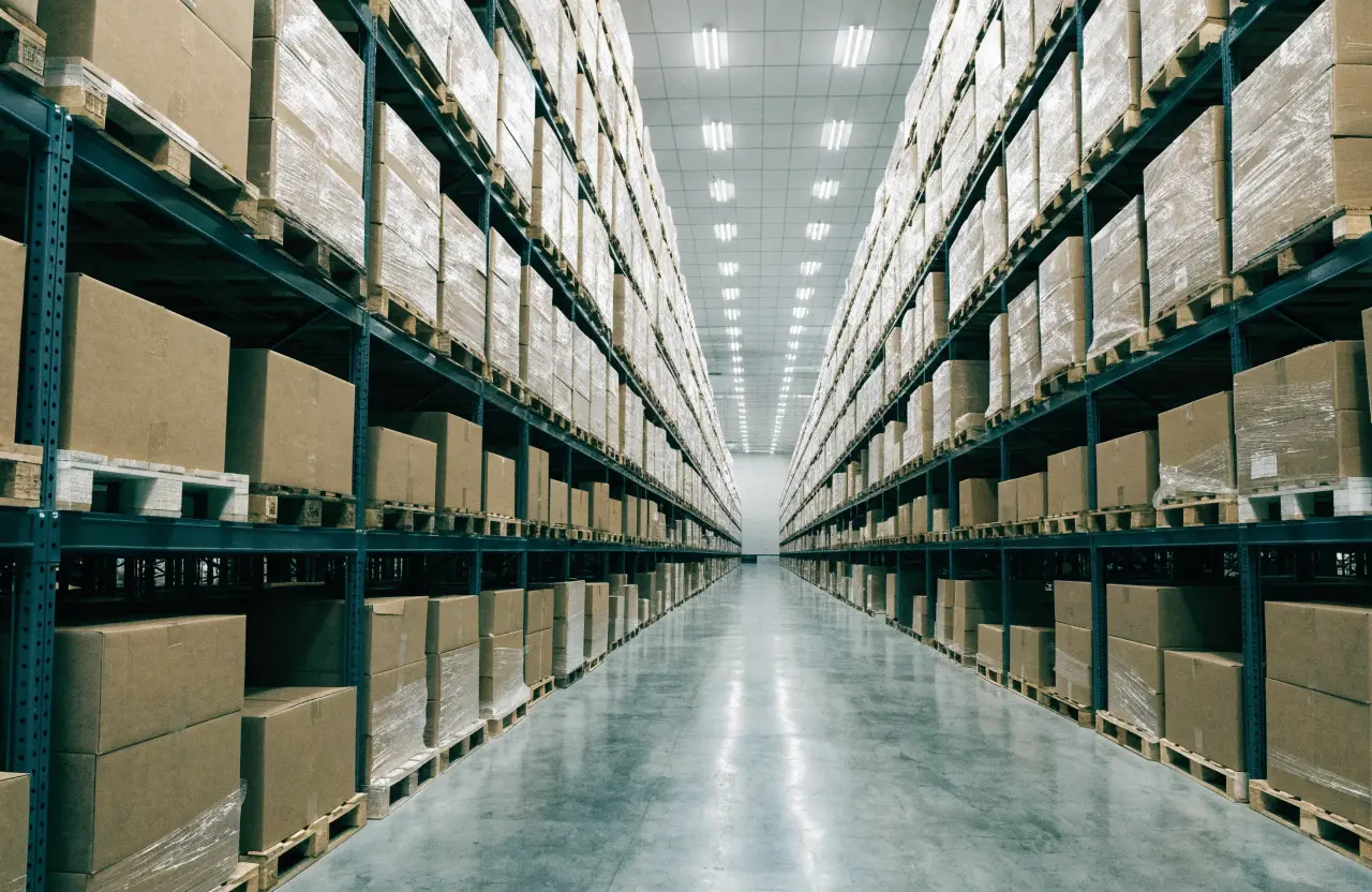 Arhan Trade stock ready for buyers in a modern warehouse